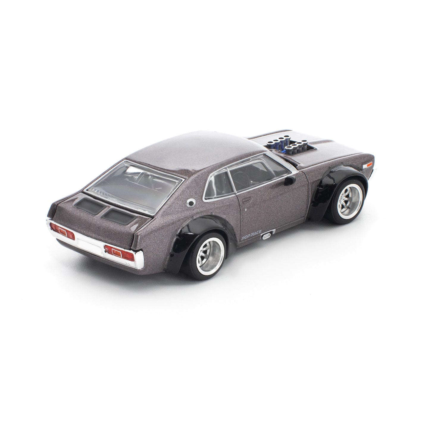 Pop Race 1:64 Laurel C130 Metallic Grey