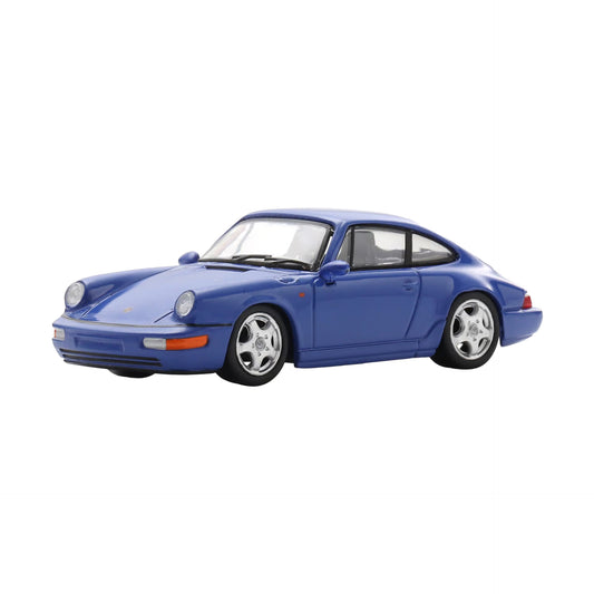 Spark 1:64 Porsche 911 (964) 3.6 RS Maritime Blue with Silver Wheels