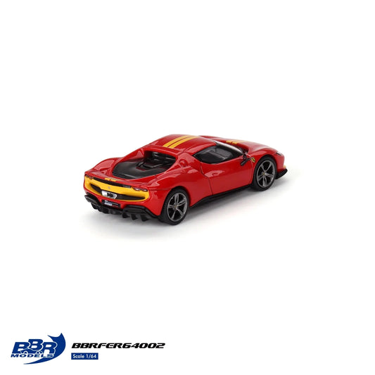 BBR Models 1:64 Ferrari 296 GTB Assetto Fiorano Rosso Corsa BBRFER64002