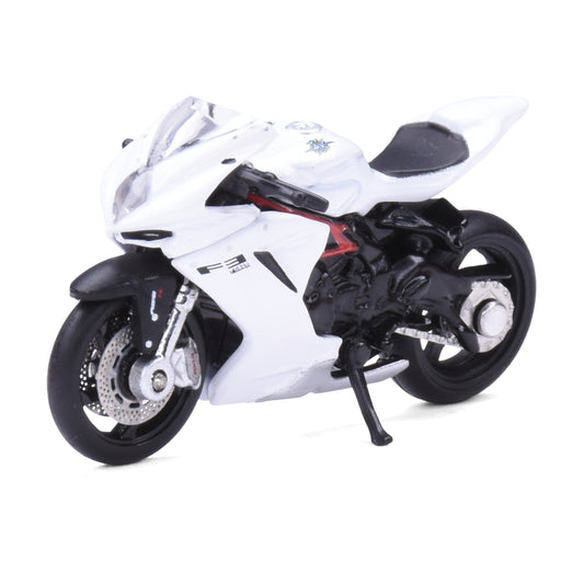 CM Model 1:64 MV Agusta F3 Rosso White with Show Girl