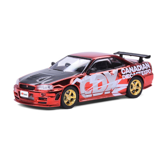 Greenlight 1:64 Nissan Skyline R34 GT-R Dinner Edition Canadian DieCast Expo 2026