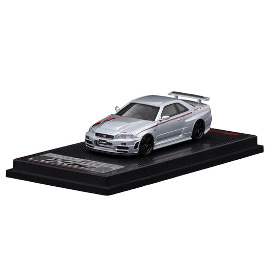Ignition Model 1:64 Nismo R34 GT-R Z-Tune Silver IG3840
