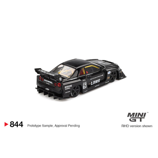 Mini GT 1:64 Nissan LB-ER34 Super Silhouette Skyline Black