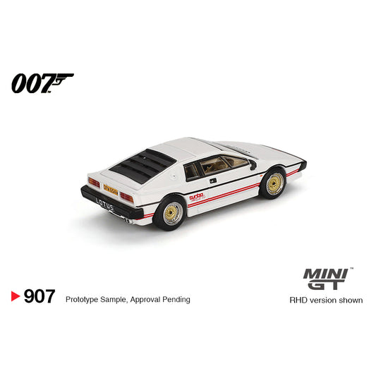 Mini GT 1:64 Lotus Esprit Turbo White “For Your Eyes Only” James Bond 007