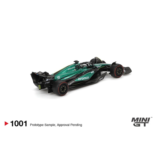 Mini GT 1:64 Aston Martin Lance Stroll 2024 F1 2024 Bahrain GP MGT01001-BL