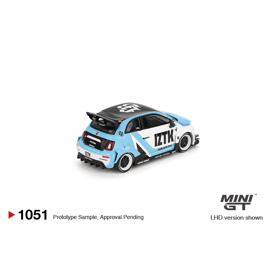 Mini GT 1:64 Abarth 595 LB-WORKS x Abas Works IZTK MGT01051-BL