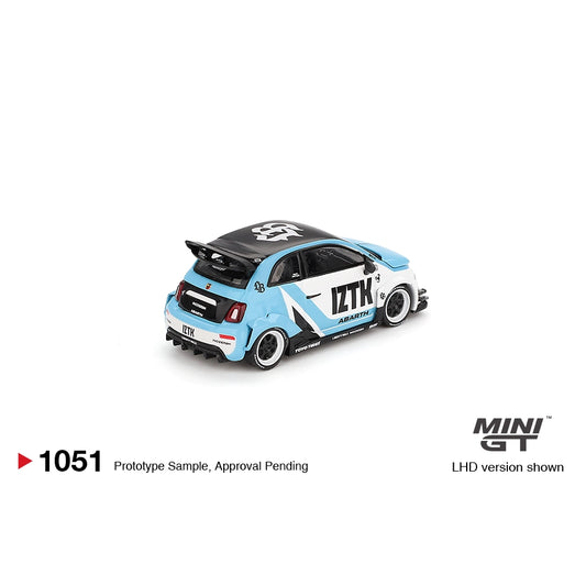 Mini GT 1:64 Abarth 595 LB-WORKS x Abas Works IZTK MGT01051-BL