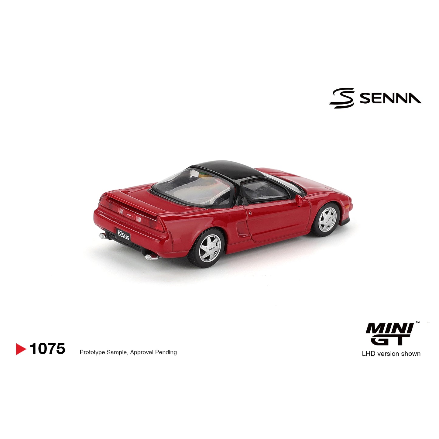 Mini GT 1:64 Honda NS-X Prototype Midship Sports 1989 Ayrton Senna w/ Figure