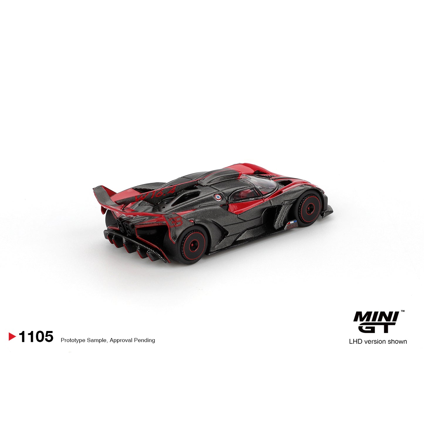 Mini GT 1:64 Bugatti Bolide Red