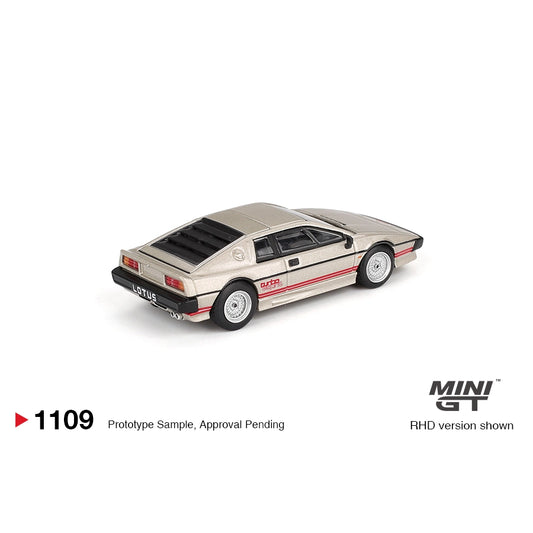 Mini GT 1:64 Lotus Esprit Turbo Metallic Silver MGT01109-BL