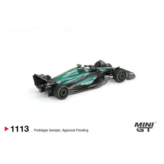 Mini GT 1:64 Aston Martin AMR24 #14 Fernando Alonso 2024 F1 2024 Canadian GP