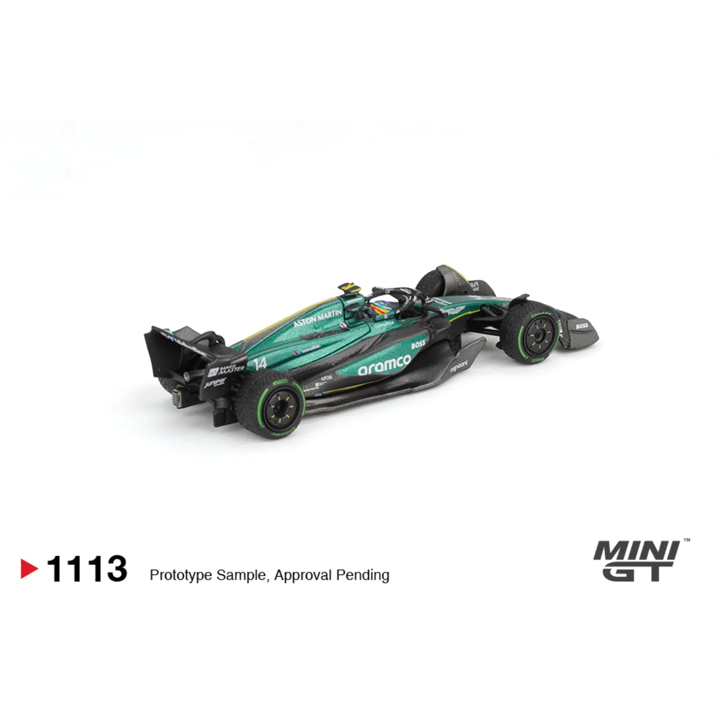 Mini GT 1:64 Aston Martin AMR24 #14 Fernando Alonso 2024 F1 2024 Canadian GP