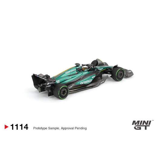 Mini GT 1:64 Aston Martin AMR24 #18 Lance Stroll 2024 F1 2024 Canadian GP