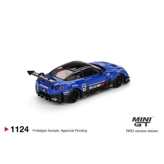 Mini GT 1:64 LB-Silhouette WORKS GT NISSAN 35GT-RR Ver.2 Blue MGT01124-BL