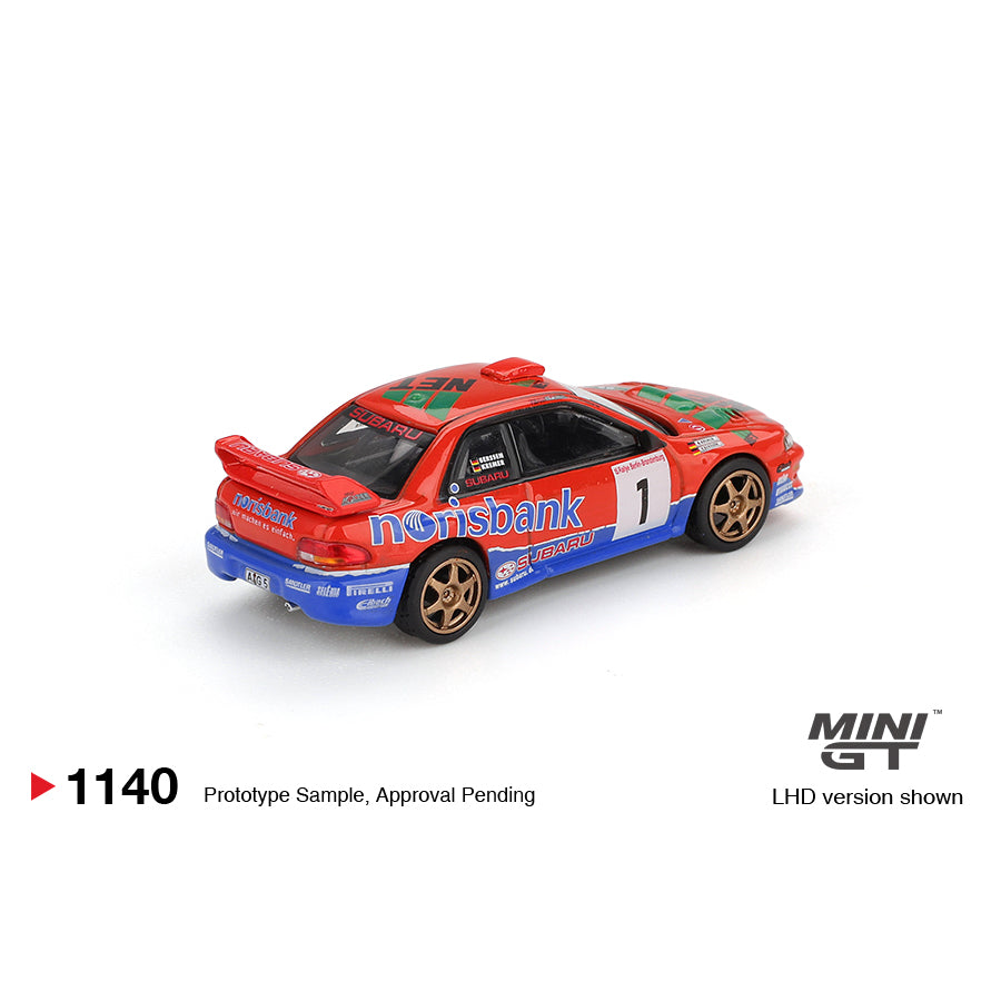 Mini GT 1:64 Subaru Impreza WRC97 #1 1999 DRM Champion MGT01140-BL