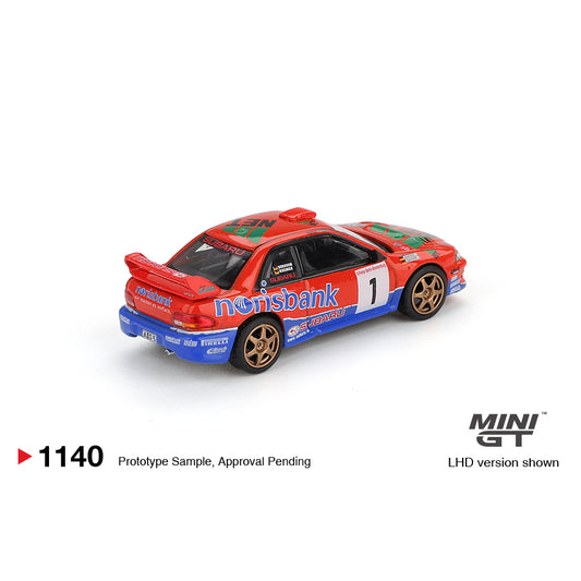Mini GT 1:64 Subaru Impreza WRC97 #1 1999 DRM Champion MGT01140-BL