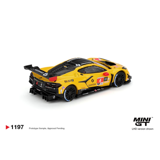 Mini GT 1:64 Chevrolet Corvette Z06 GT3.R #4 Corvette Racing by Pratt Miller Motorsports 2025 IMSA Daytona 24 Hrs