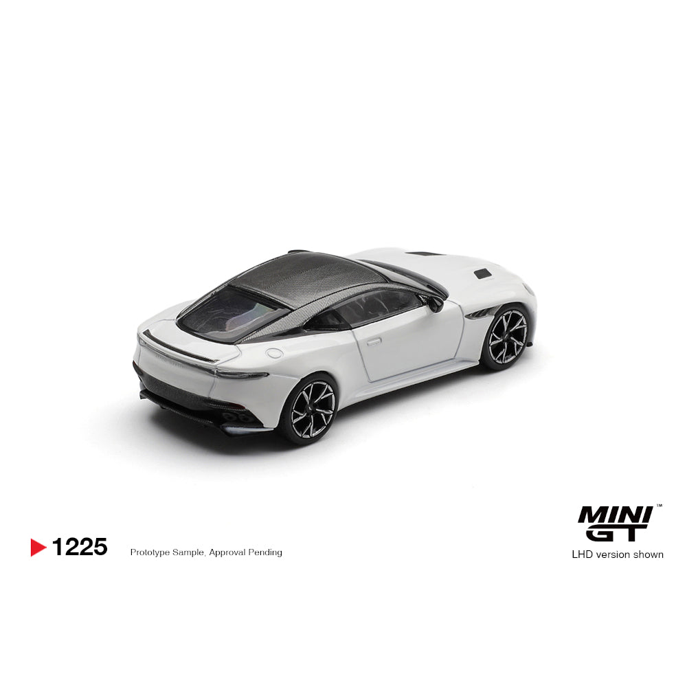 Mini GT 1:64 Aston Martin DBS Stratus White