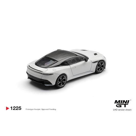 Mini GT 1:64 Aston Martin DBS Stratus White