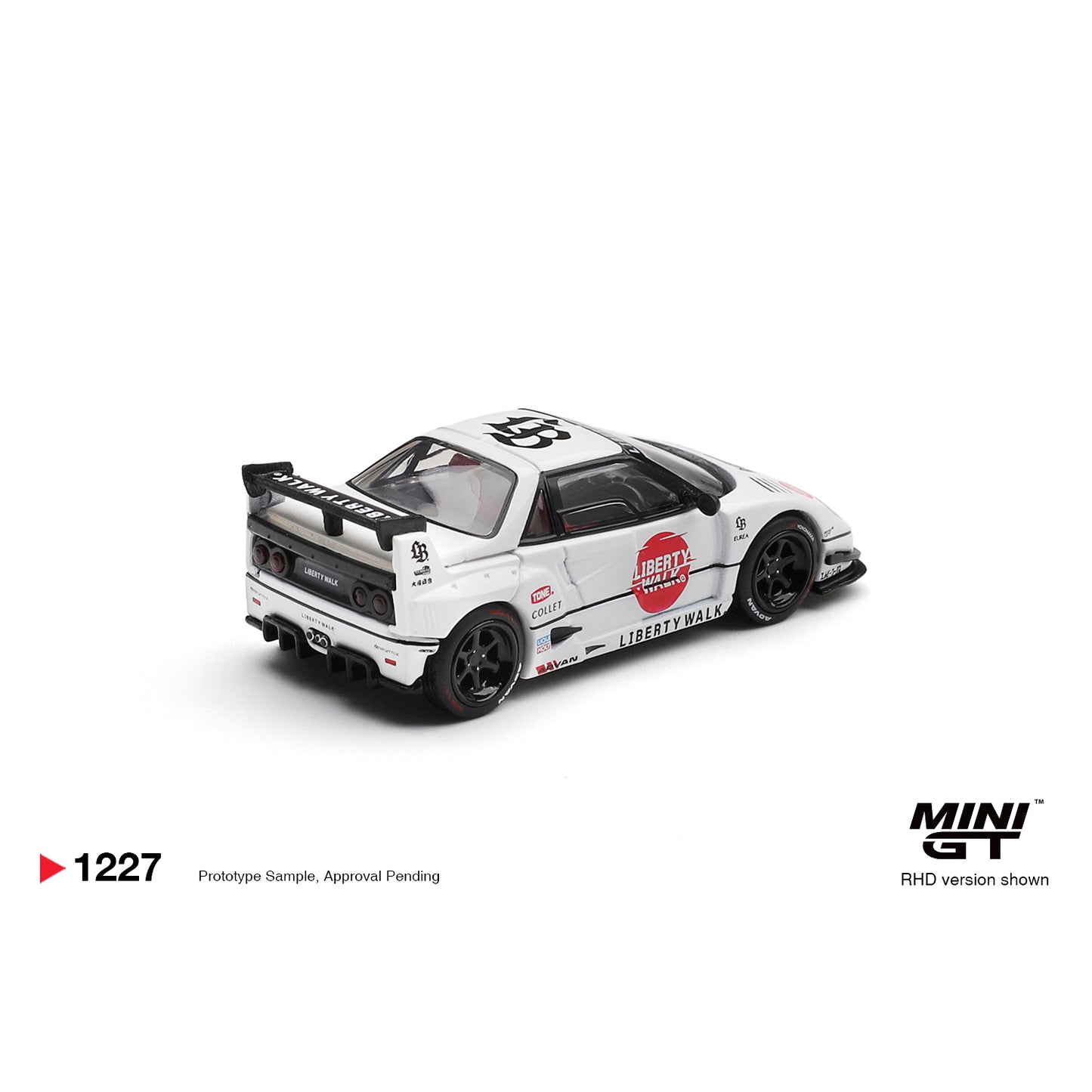 Mini GT 1:64 Mazda AZ-1 Liberty Walk LB40 LB-Hinomaru White