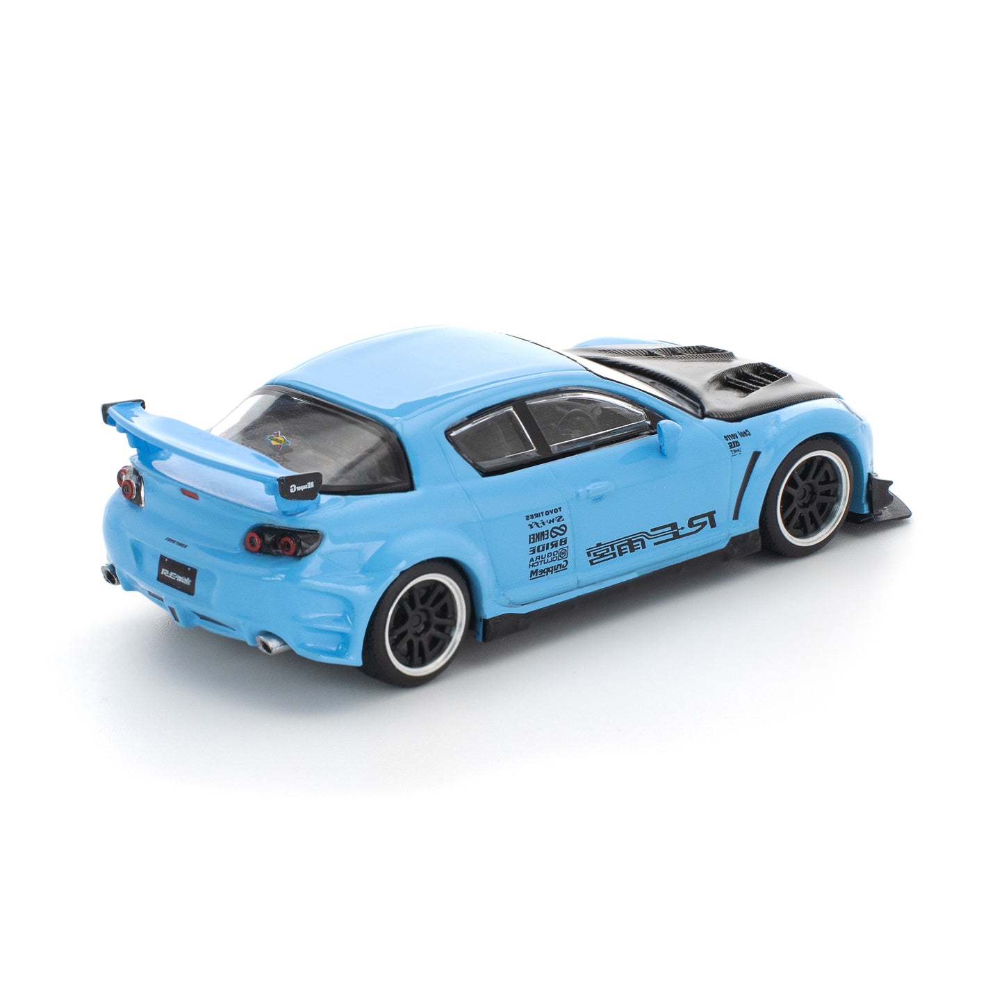 Pop Race 1:64 Mazda RX-8 Re-Amemiya Light Blue PR640270