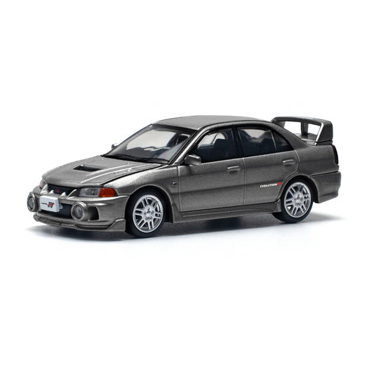 Pop Race 1:64 Mitsubishi Lancer Evolution IV Dark Grey PR640327