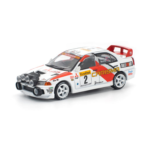Pop Race 1:64 Mitsubishi Lancer Evolution IV 1998 Monte Carlo Rally