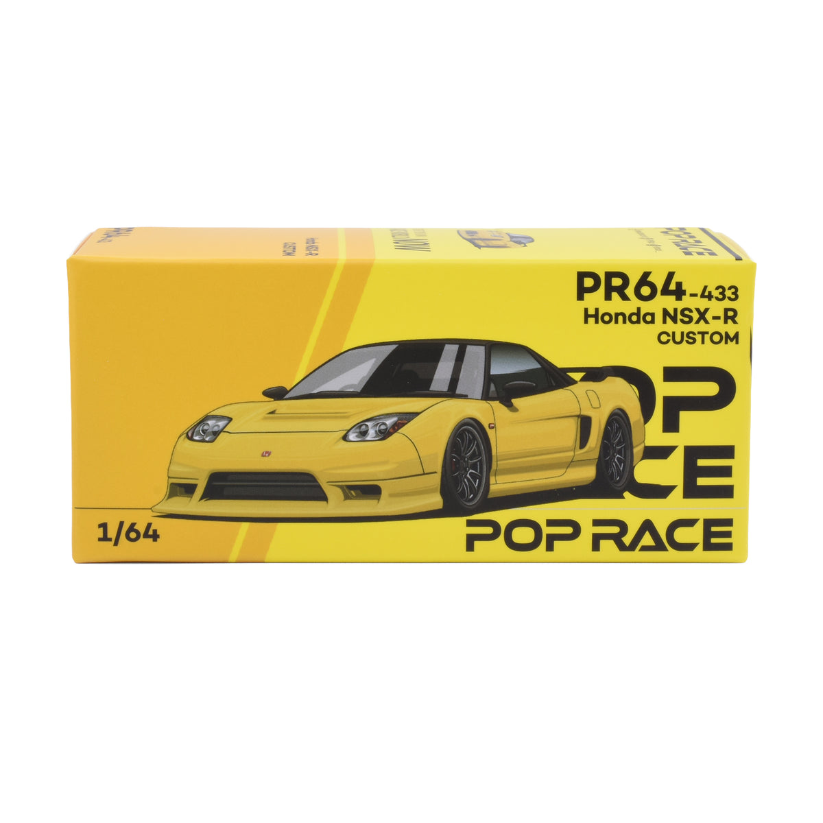 Pop Race 1:64 Honda NSX-R Yellow
