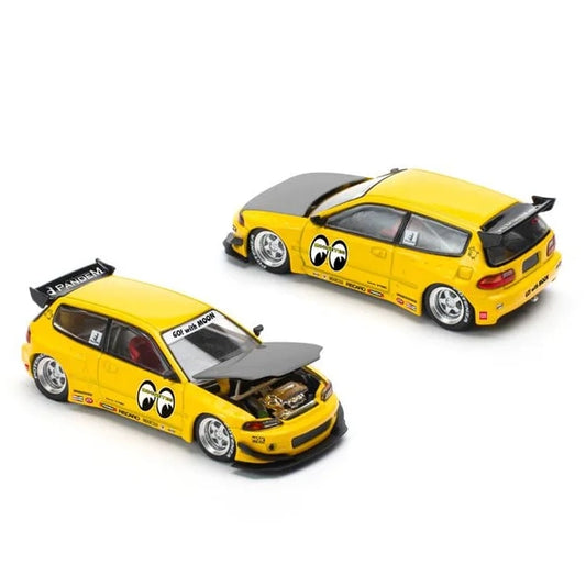 Pop Race Enigma 1:64 Pandem Civic EG6 Mooneyes PRE010