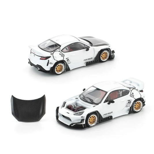 Pop Race Enigma 1:64 Pandem GR86 White PRE014