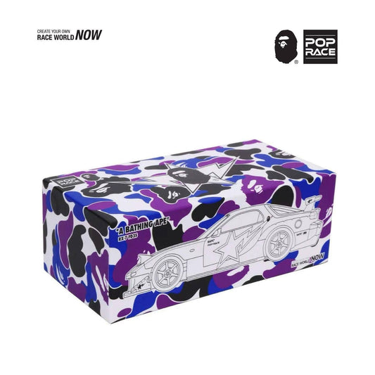 Pop Race x BAPE 1:64 Mazda RX-7 FD3S Bathing Ape Hong Kong Store Exclusive