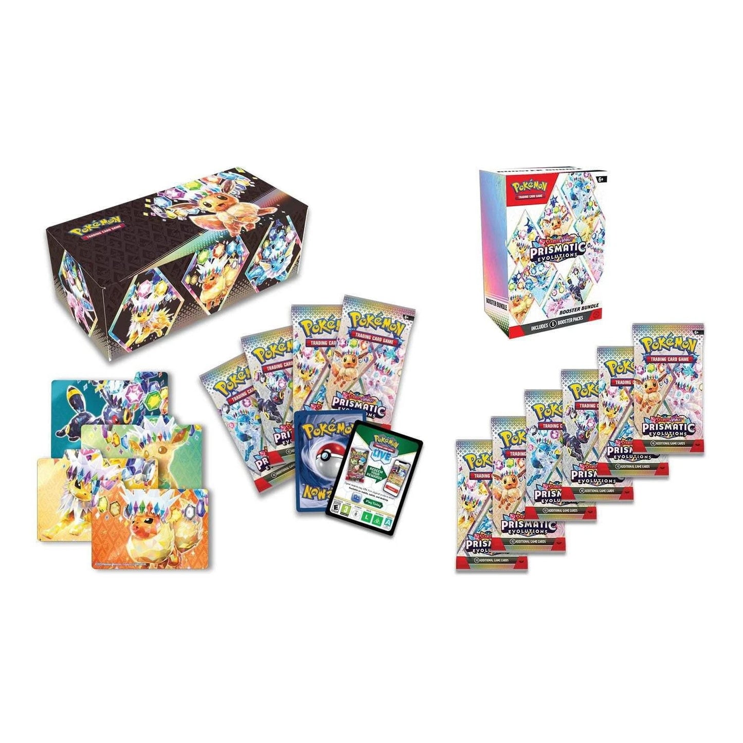 Pokémon TCG Prismatic Evolutions Booster Bundle + Surprise Box Bundle (Sam's Club)