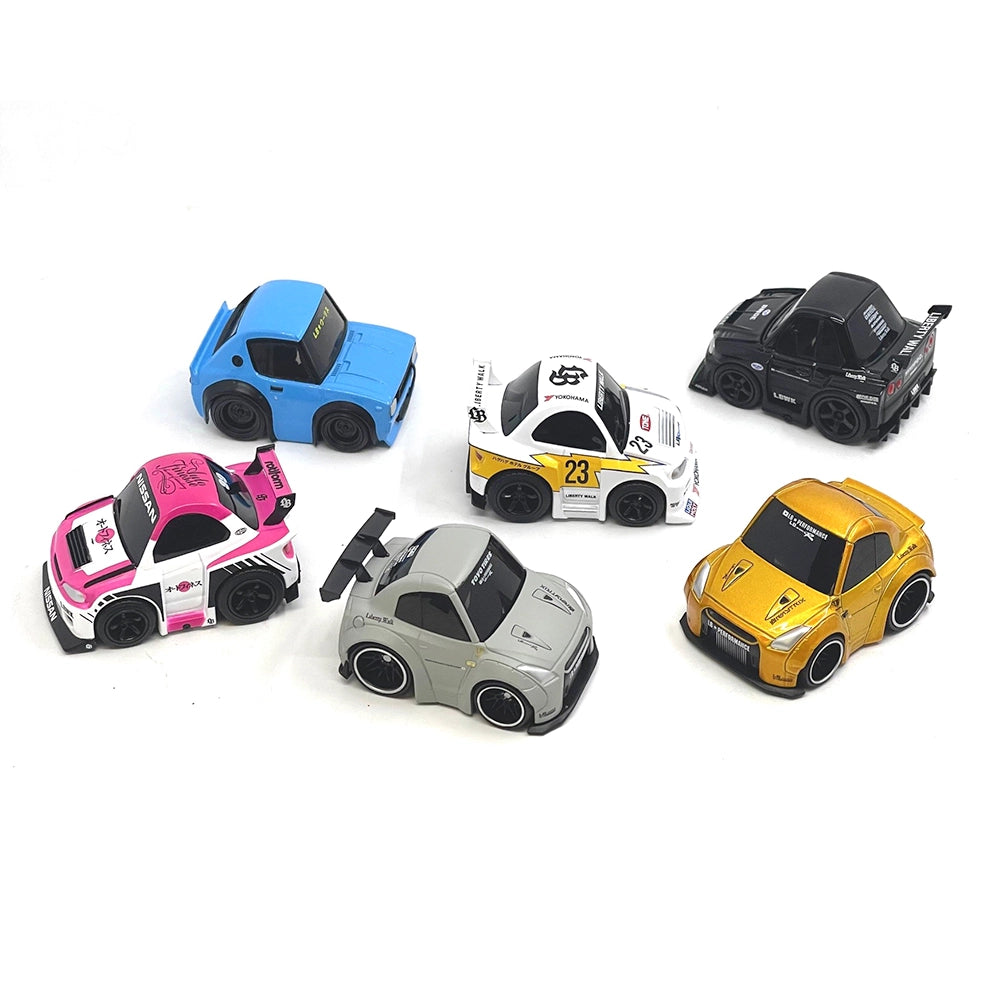 Mini GT 1:64 QubeCarz Series 1 Liberty Walk Assortment Set (6 Cars) QZO0101