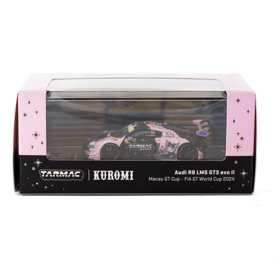 Tarmac Works 1:64 Audi R8 LMS GT3 evo II Macau GT Cup FIA GT World Cup 2024 #10 with Tarmac Cards Combo Set