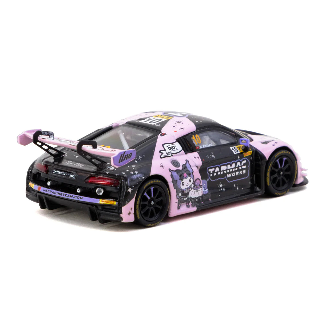 Tarmac Works 1:64 Audi R8 LMS GT3 evo II Macau GT Cup FIA GT World Cup 2024 #10 with Tarmac Cards Combo Set