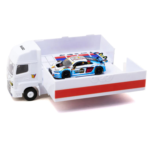 Tarmac Works 1:64 Audi R8 LMS GT3 evo II Sugo Macau GT Hobby64 & Tarmac Cards