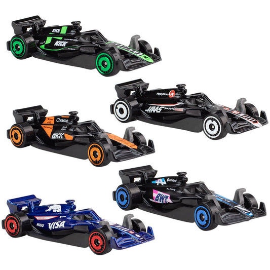 Hot Wheels Mainline 1:64 5 Pack Formula 1 2024