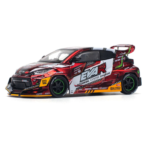 Pop Race 1:64 EVA RT Production Model Goodride GR Yaris PR640126