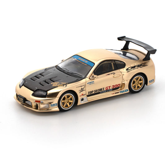 Pop Race 1:64 Top Secret GT300 Supra Chrome Gold PR640277