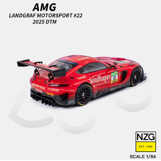 [PRE ORDER] Kilo Works 1:64 AMG GT3 EVO 2025 DTM Landgraf Motorsport #22