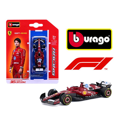 Bburago 1:64 F1 2025 Ferrari SF-25 #16 Charles Leclerc