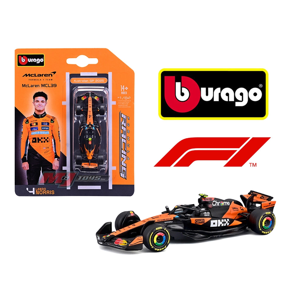 Bburago 1:64 F1 2025 McLaren MCL39 #4 Lando Norris