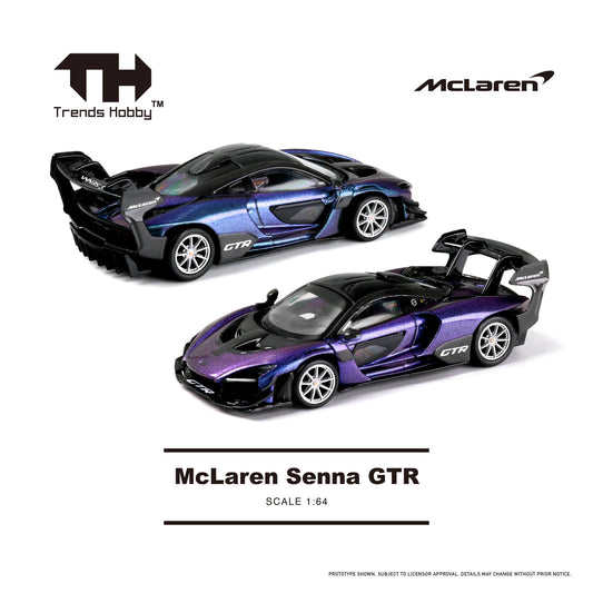 [PRE ORDER] Trends Hobby 1:64 McLaren Senna GTR Chameleon Purple HEC2025