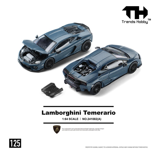[PRE ORDER] Trends Hobby 1:64 Lamborghini Temerario Matte Blue