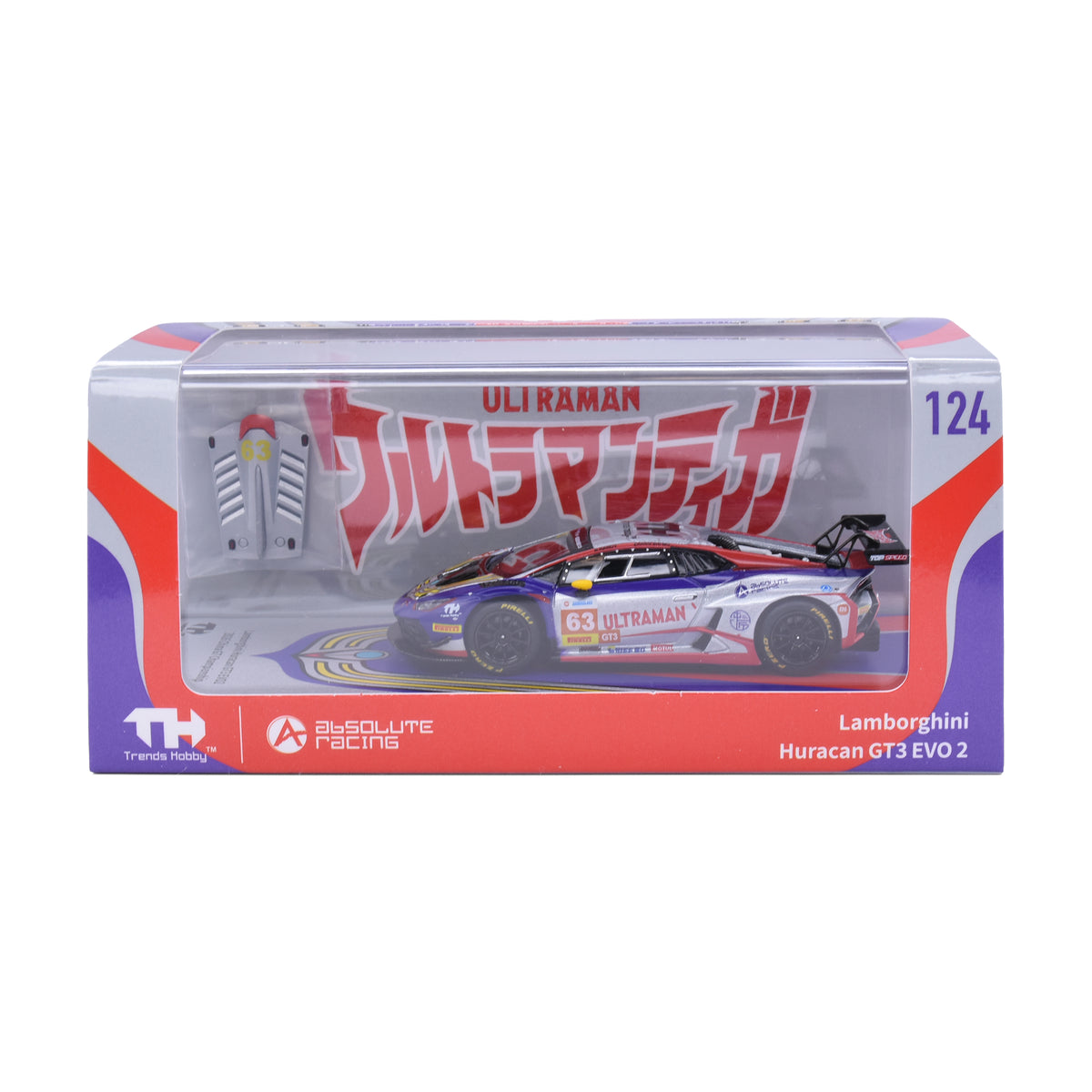 Trends Hobby 1:64 Lamborghini Huracan GT3 EVO2 Absolute Racing 2026