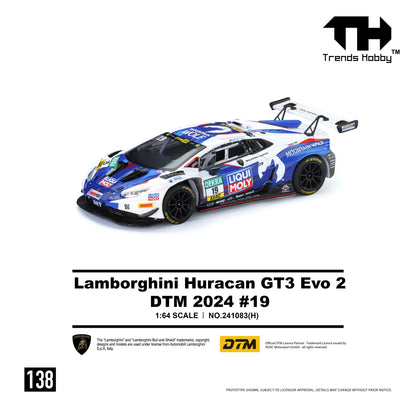 [PRE ORDER] Trends Hobby 1:64 Lamborghini Huracan GT3 EVO2 DTM 2024 #19