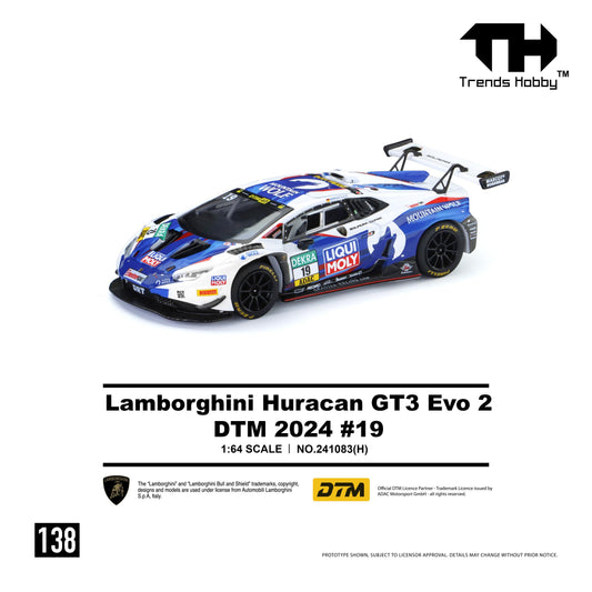 [PRE ORDER] Trends Hobby 1:64 Lamborghini Huracan GT3 EVO2 DTM 2024 #19