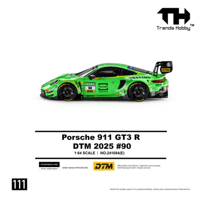 [PRE ORDER] Trends Hobby 1:64 Porsche 911 GT3 R DTM 2025 #90