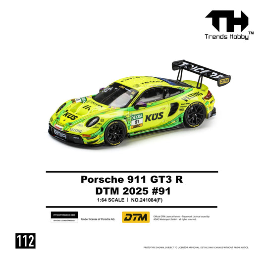 [PRE ORDER] Trends Hobby 1:64 Porsche 911 GT3 R DTM 2025 #91