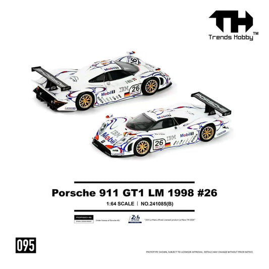 Trends Hobby 1:64 Porsche 911 GT1 LM 1998 #26 241085B